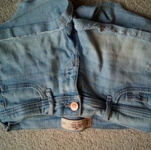 Hollister jean shorts